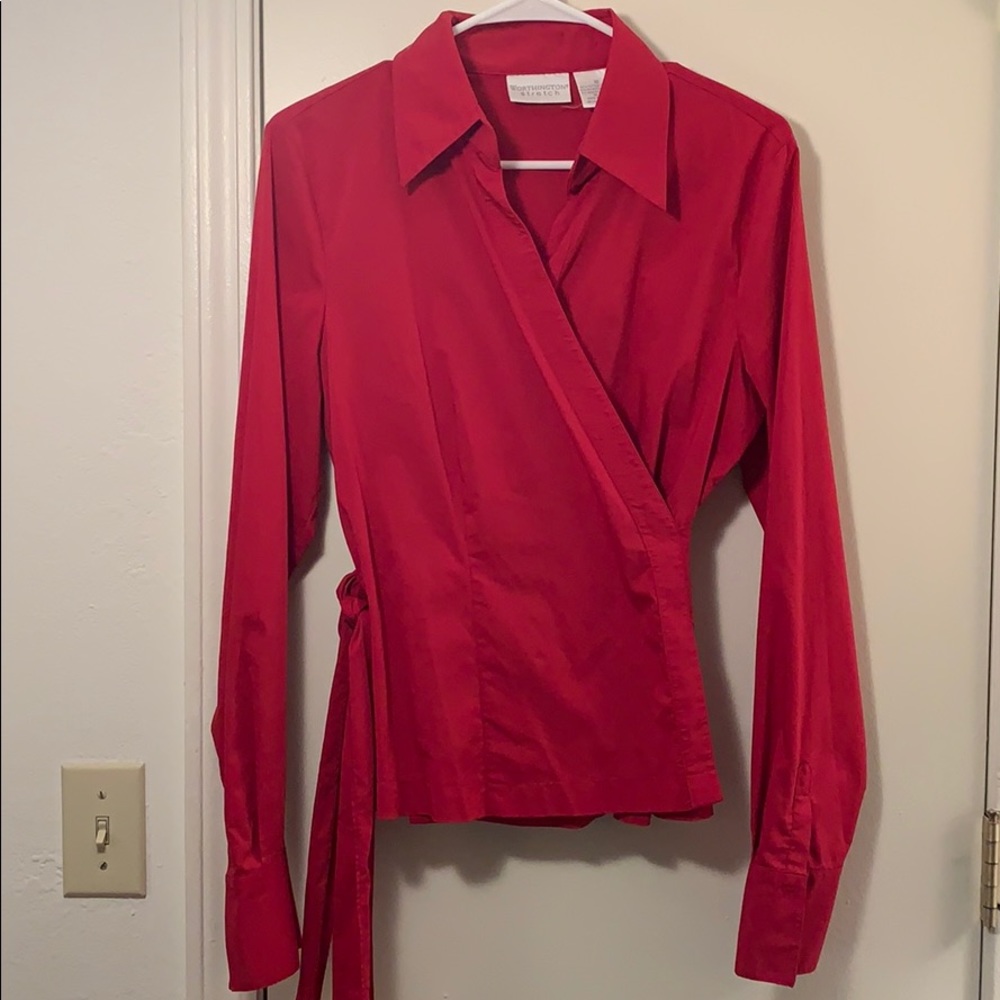 Tie Around Work Blouse
